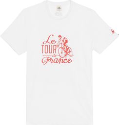 LE COQ SPORTIF T-Shirt Tour de France N°10 Blanc