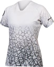 Camiseta Endura SingleTrack de mujer blanca