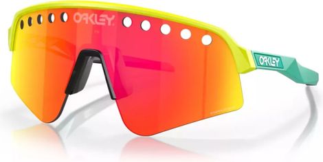 Oakley Sutro Lite Sweep Tennis Ball Glasses Yellow / Prizm Ruby / Ref. OO9465-0639