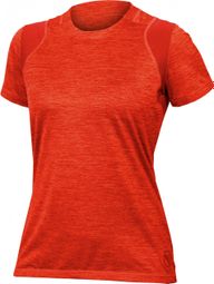 Endura SingleTrack Women's Short Sleeve Jersey Paprika Orange
