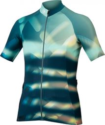 Endura Virtual Texture Women's Short Sleeve Jersey Ice blue