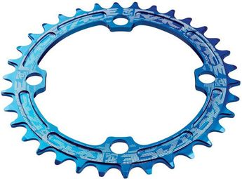 Race Face Narrow Wide Single Chainring 104mm BCD Blue
