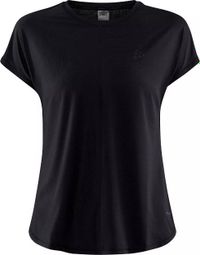 Maillot manches courtes Femme Craft Core Charge Rib Noir 