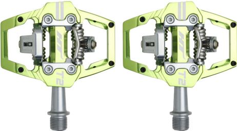 HT Components T2 Pedals Stealth Green