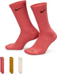 Calcetines unisex <strong>Nike</strong> Everyday Plus Cushioned Multi Colours Socks (x3)