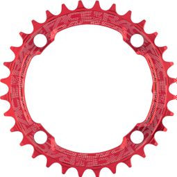 Race Face Narrow Wide Single Chainring 104mm BCD Rosso
