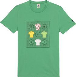 LE COQ SPORTIF T-Shirt Tour de France N°11 Vert