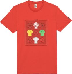 LE COQ SPORTIF T-Shirt Tour de France N°11 Rouge
