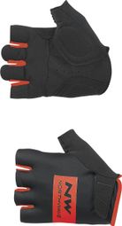 Northwave Flag Short Gloves Black Red