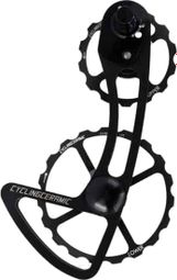 Chape de Dérailleur CyclingCeramic 14/19 Dents pour Shimano 105 7150 12V Noir