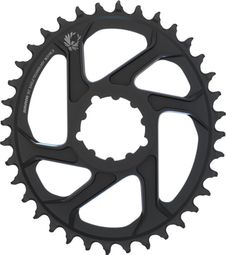 SRAM X-SYNC 2 OVAL EAGLE Direct Mount Chainring, 6mm Offset 12 Speed, Black