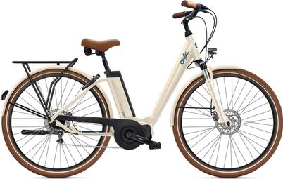 O2 Feel iVog City Up 5.1 Univ Shimano Nexus 7V 360 Wh 28'' Lino Blanco  Bicicleta eléctrica urbana