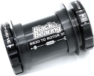 Black Bearing PressFit 42mm DUB axle bottom bracket