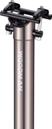 Tija de sillín WOODMAN GT2 Aluminio - Gris