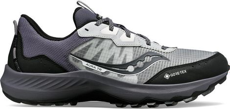 Chaussures de Trail Running Saucony Aura TR GTX Gris Noir