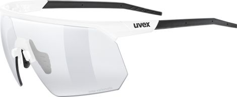 Uvex Pace One V White/Silver Mirror Goggles