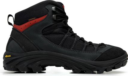 Chaussures trekking S-KARP Explorer  noir/rouge  cuir hydrophobe  semelle Vibram Gironda