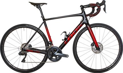 Produit Reconditionné - Vélo de Route Look 785 Huez Shimano Ultégra DI2 11V Black Red Glossy/Mat 2020 M