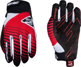 Five Race Long Gloves Red Black White