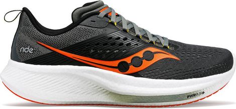 Chaussures de Running Saucony Ride 17 Gris Orange