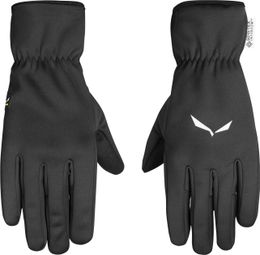 Unisex Long Gloves Salewa Gore Windstopper Finger Black