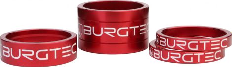 Burgtec Stem  Kit Race Red (5mm  x2. 10mm . 20mm )