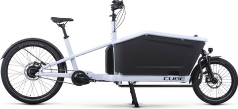 Vélo Cargo Électrique Cube Cargo Hybrid 500 Enviolo Cargo 500 Wh 20/27.5'' Blanc Flash 2022