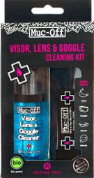 MUC-OFF Visor, kit de limpieza de lentes y gafas