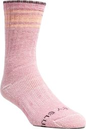 United by Blue Striped SoftHemp Trail Foxglove Pink Socks