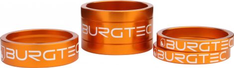 Burgtec Stem Kit Iron Bro Orange (5mm x2. 10mm. 20mm)