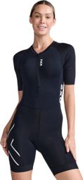 2XU Core Sleeved Trisuit Negro