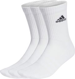 adidas Performance Sportswear Crew Socks x3 Unisex White