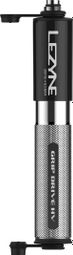 Bomba manual Lezyne Grip Drive HV S (máx.90 psi / 6.2 bar) Negro / Plateado