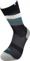 Rafa'l Stripes Socken Schwarz / Weiß / Grün