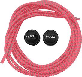 Pair of Huub Pack Lace Coral quick laces