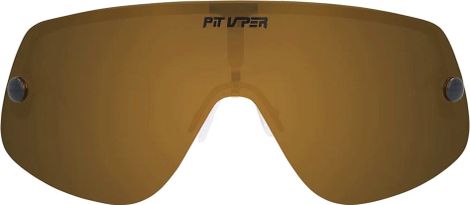 Ein Paar Pit Viper The Polarized Limousine Brillen Gold/Braun