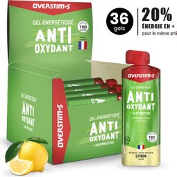 Overstims Gel Energético Antioxidante Limón Envase de 36 x 34 g