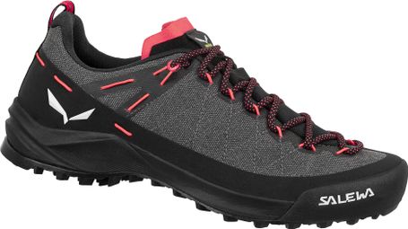 Chaussures d'Approche Femme Salewa Wildfire Canvas Gris