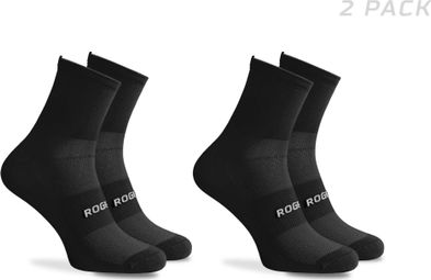 Chaussettes Velo Rogelli Essential 2-pack - Homme - Noir