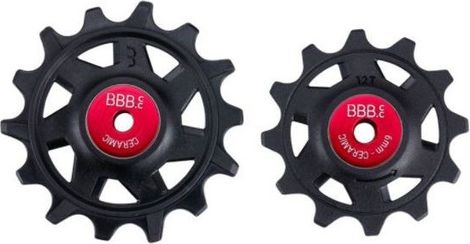 Keramik-Laufräder BBB RollerBoys 12-14 Zähne Sram Narrow-Wide 12V Schwarz