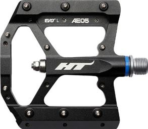 HT Components AE05 Evo+ Flat Pedals Schwarz