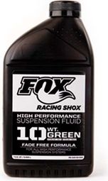 FOX Fox Fluid 32 oz 10 WT Aceite de horquilla verde 940ml