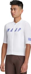 Maillot Manches Courtes Maap Halftone Pro Base Homme Blanc 