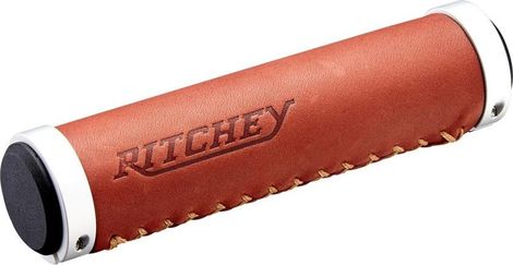 Grips Ritchey Classic Locking Cuir Brown 130mm