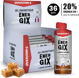 Overstims Energix Caramel Beurre Salé energie gel 36 x 34g verpakking