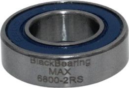 Black Bearing 61800-2RS Max 10 x 19 x 5 mm