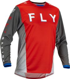 Maillot Manches Longues Fly Kinetic Kore Rouge / Gris