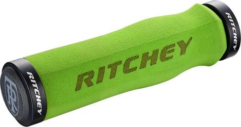 Puños Ritchey WCS Ergo Locking 4-bolts Green 130mm