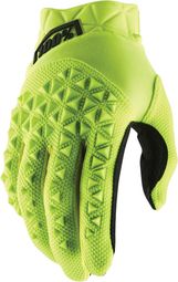 100% AIRMATIC Gloves Fluo Yellow Black Youth