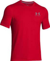 Under Armour Left Chest Lockup Tee  1257616-600 Homme t-shirt Rouge